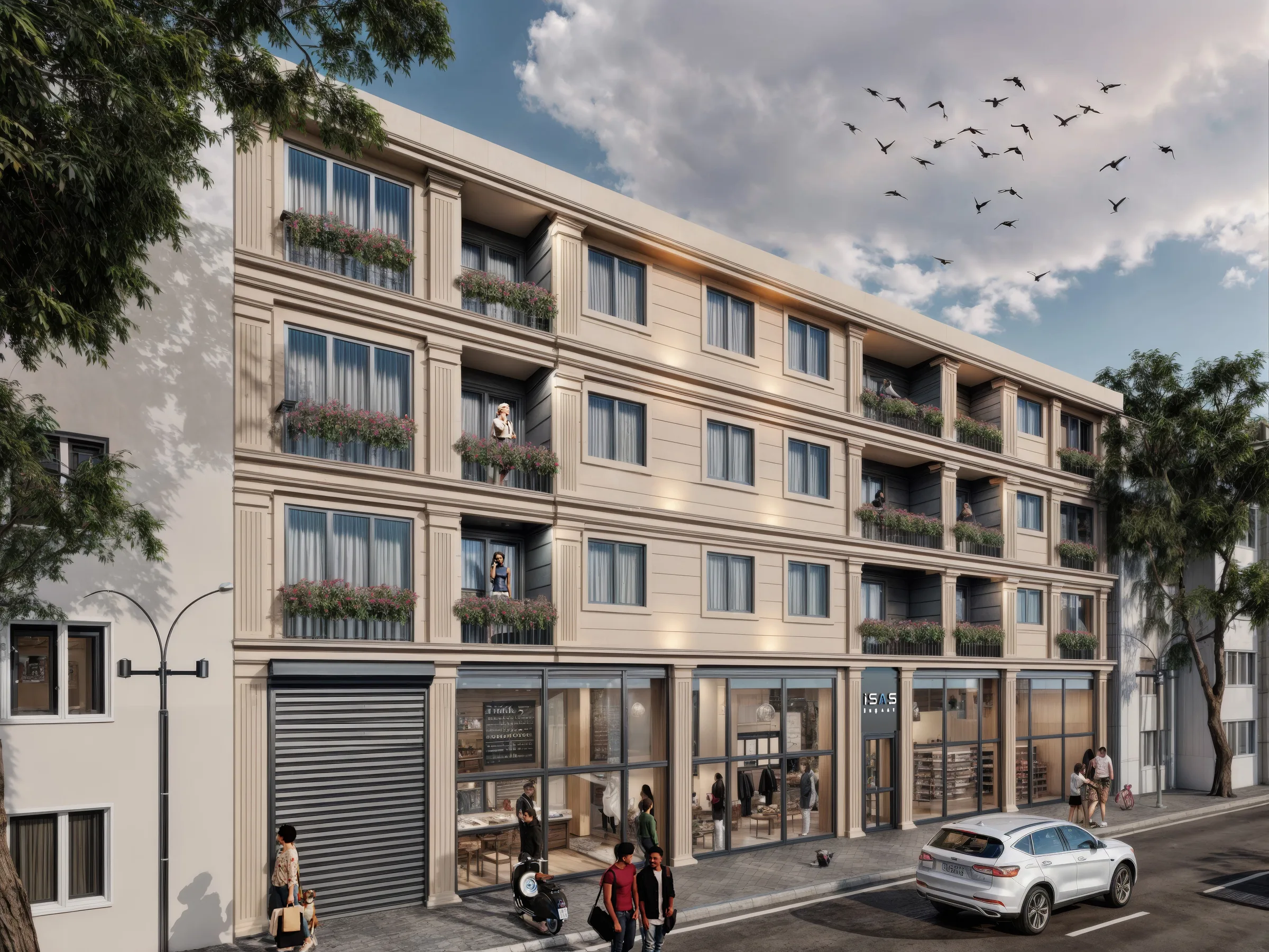 Pera Town Cephe Tasarımı